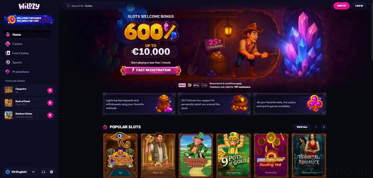 Wildzy Casino UK 2026 – Honest Review & Player Guide Casino