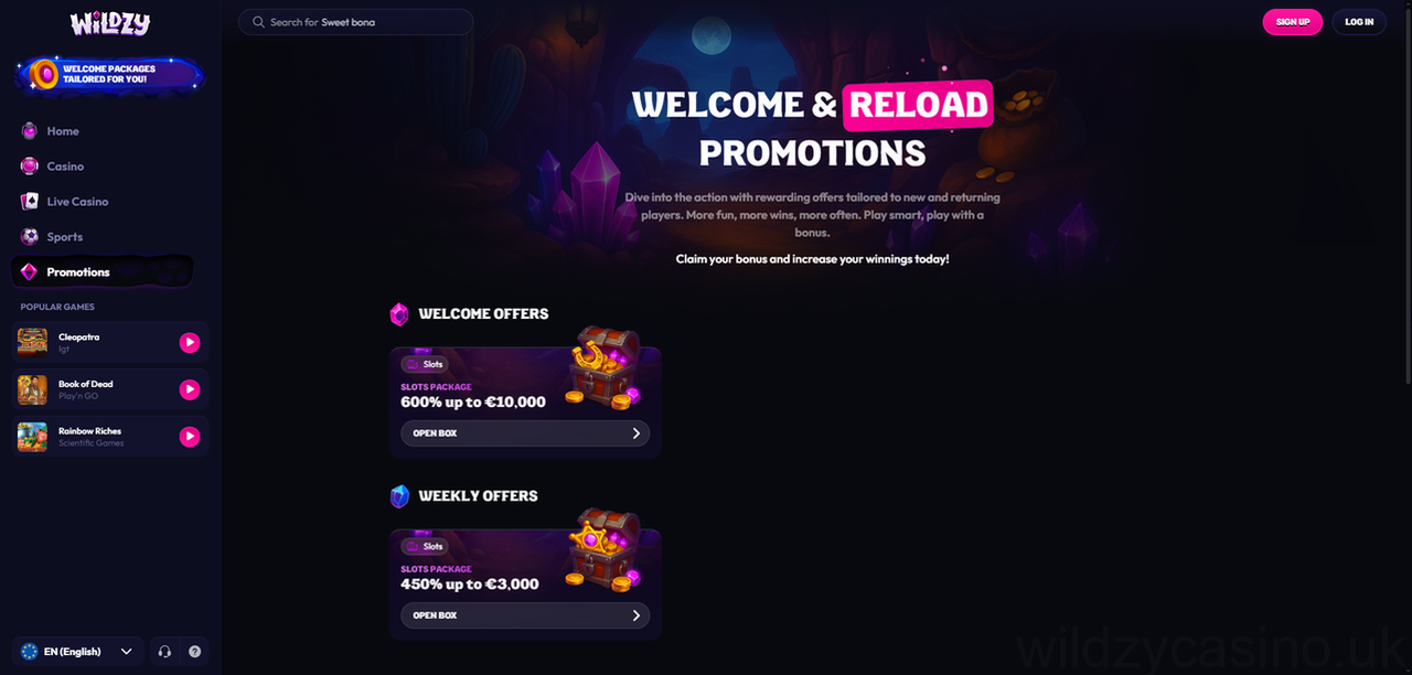 Wildzy Casino UK 2026 – Honest Review & Player Guide Casino